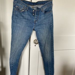 Vintage Levi’s (straight leg, size 28)